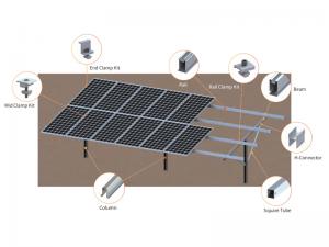 SolFirsTech ラミングパイル 地上設置