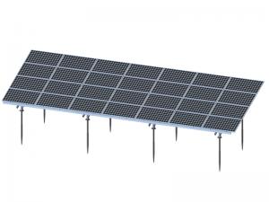 SolFirsTech アルミ製地上設置型 - スクリュー杭基礎