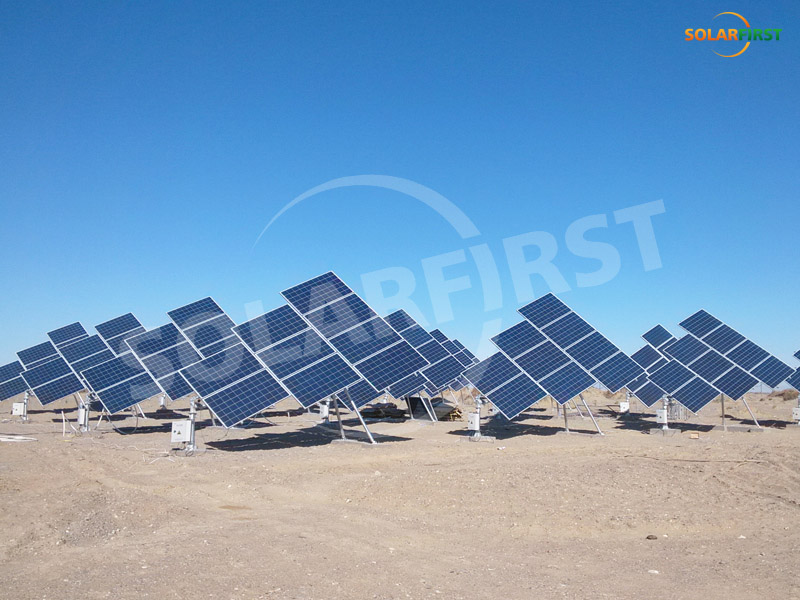 甘粛省180KW傾斜トラッカープロジェクト