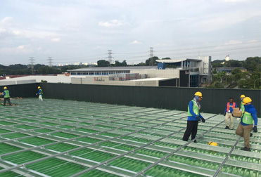 2020年マレーシアにおける1MWグリーン金属屋根プロジェクト