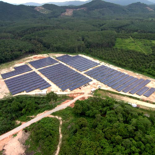 2018年マレーシアにおける15.9MW地上設置プロジェクト
