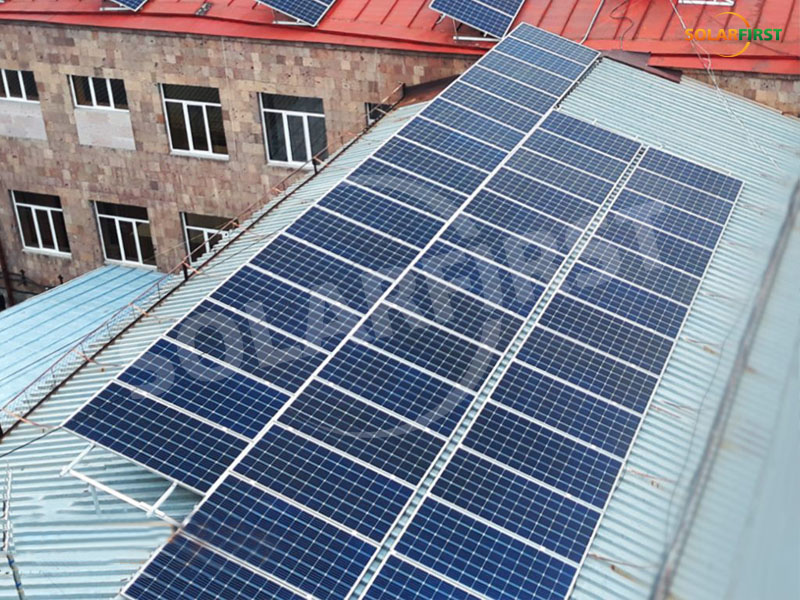 アルメニア 400KW 金属タイル屋根プロジェクト