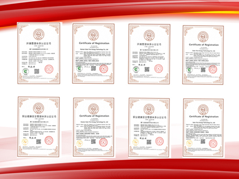 SolFirsTech グループの 2 つの子会社が 5 月中旬に ISO 14001 および ISO 45001 認証を取得しました。おめでとうございます。