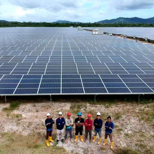 2018年にマレーシアに建設された23.7MWの地上プロジェクト
