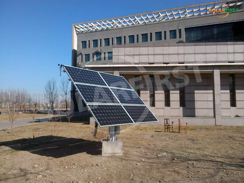天津商科大学の1.8KW二軸追跡プロジェクト